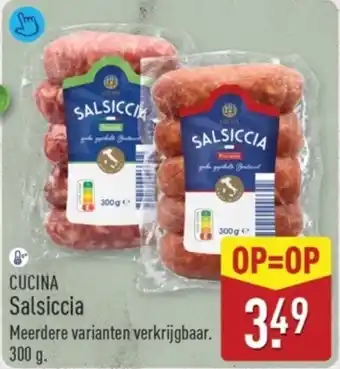 ALDI Cucina Salsiccia aanbieding