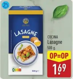 ALDI Cucina Lasagne aanbieding