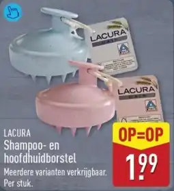 ALDI Lacura Shampoo en Hoofdhuidborstel aanbieding