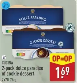 ALDI Cucina Dolce Paradiso of Cookie Dessert aanbieding