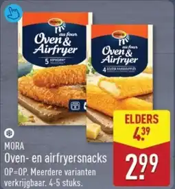 ALDI Mora Oven en Airfryersnacks aanbieding