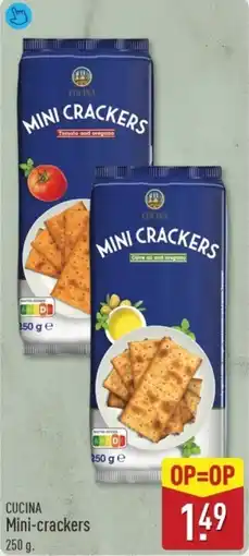 ALDI Cucina Mini Crackers aanbieding