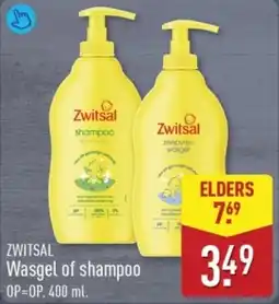 ALDI Zwitsal Wasgel of Shampoo aanbieding
