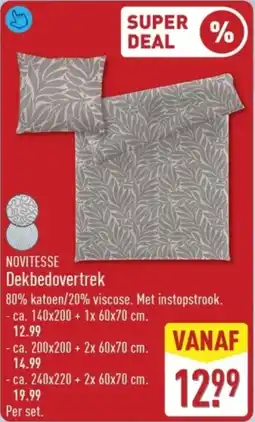 ALDI Novitesse Dekbedovertrek aanbieding