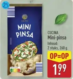 ALDI Cucina Mini Pinsa aanbieding