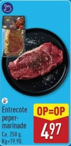 ALDI Entrecote Peper Marinade aanbieding