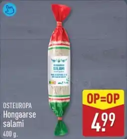 ALDI Osteuropa Hongaarse Salami aanbieding