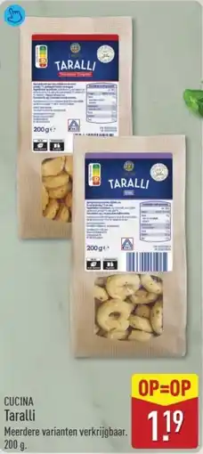 ALDI Cucina Taralli aanbieding