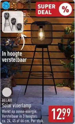 ALDI Belavi Solar Vloerlamp aanbieding