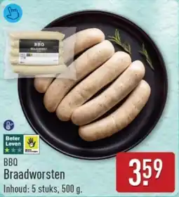ALDI BBQ Braadworsten aanbieding
