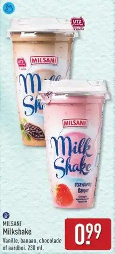 ALDI Milsani Milkshake aanbieding