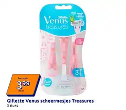 Action Gillette Venus scheermesjes Treasures aanbieding