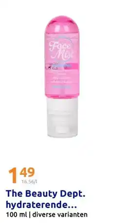 Action The Beauty Dept. hydraterende gezichtsmist aanbieding