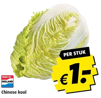 Boni Chinese kool aanbieding