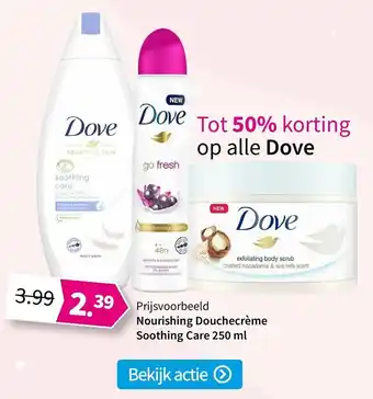 Plein.nl Nourishing Douchecreme Soothing Care 250ml aanbieding