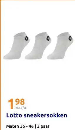 Action Lotto sneakersokken aanbieding