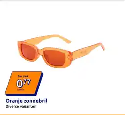 Action Oranje zonnebril aanbieding