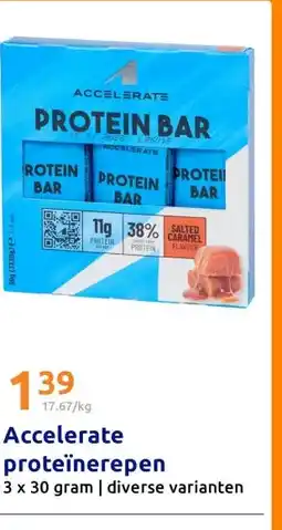 Action Accelerate proteïnerepen aanbieding