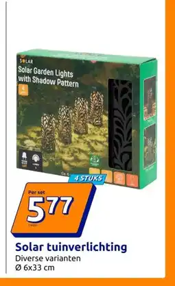Action Solar tuinverlichting aanbieding