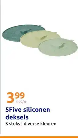 Action 5Five siliconen deksels aanbieding