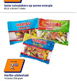 Action Haribo uitdeelzak aanbieding