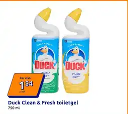 Action Duck Clean & Fresh toiletgel aanbieding