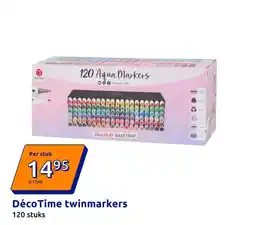 Action Déco Time twinmarkers aanbieding