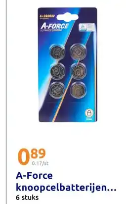 Action A-Force knoopcelbatterijen... aanbieding