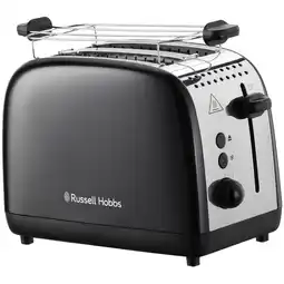 Bol.com Russell Hobbs Colours Plus Broodrooster - Zwart - 26550-56 aanbieding