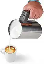 Bol.com Nedis Melkopschuimer - 0.15 l - Verborgen verwarmingselement - 500 W - 1 Snelheid aanbieding