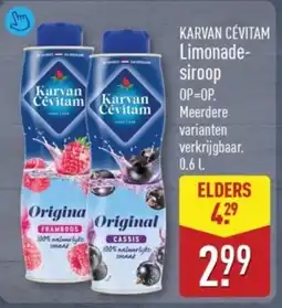 ALDI Karvan Cévitam Limonadesiroop aanbieding