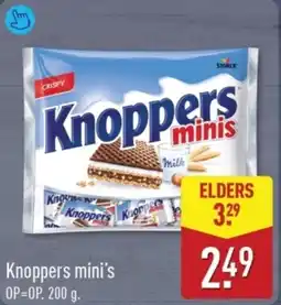 ALDI Knoppers mini's aanbieding
