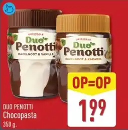 ALDI Duo Penotti Chocopasta aanbieding