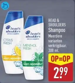 ALDI Head& Shoulders Shampoo aanbieding