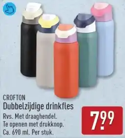 ALDI Crofton Dubbelzijdige Drinkfles aanbieding