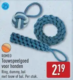 ALDI Romeo Touwspeelgoed voor honden aanbieding