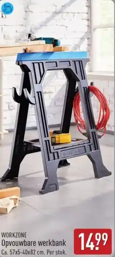 ALDI Workzone Opvouwbare werkbank aanbieding