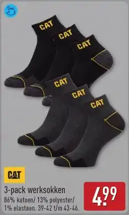 ALDI CAT Werksokken aanbieding