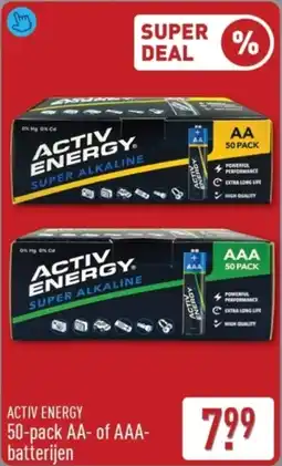 ALDI Activ Energy AA of AAA batterijen aanbieding
