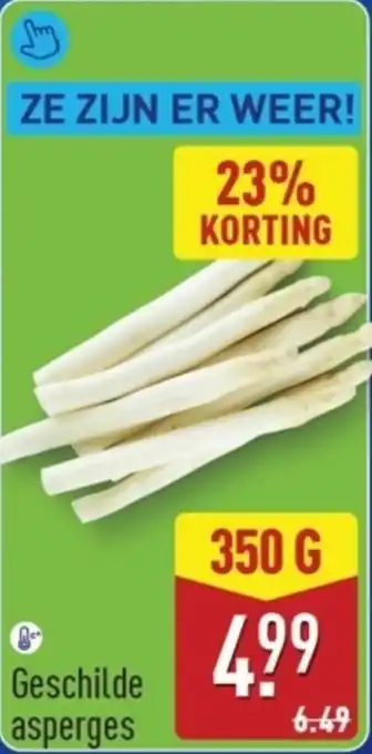 Geschilde asperges