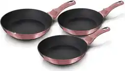 Bol.com Berlinger Haus - BH-6170F - Pannenset - 3 delig - I-Rose Collection aanbieding