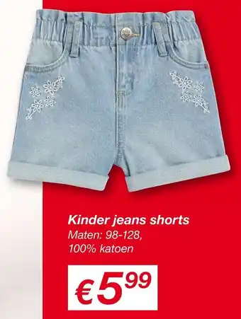 Kik Kinder Jeans Shorts aanbieding