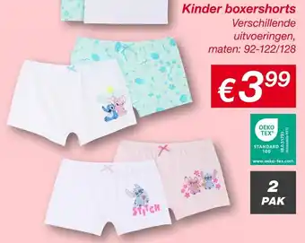 Kik Kinder Boxershorts aanbieding