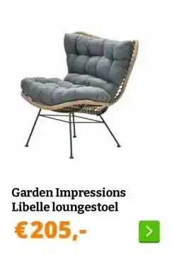 Obelink Garden Impressions Libelle loungestoel aanbieding