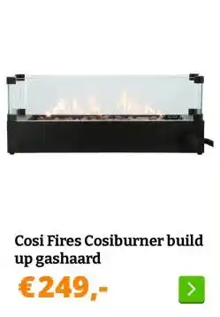 Obelink Cosi Fires Cosiburner build up gashaard aanbieding