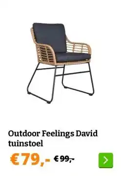 Obelink Outdoor Feelings David tuinstoel aanbieding