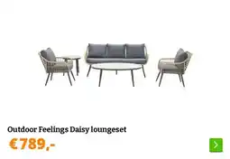 Obelink Outdoor Feelings Daisy loungeset aanbieding