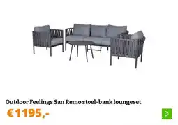 Obelink Outdoor Feelings San Remo stoel-bank loungeset aanbieding