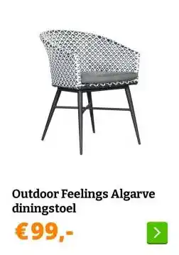 Obelink Outdoor Feelings Algarve diningstoel aanbieding