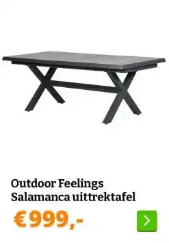 Obelink Outdoor Feelings Salamanca uittrektafel aanbieding